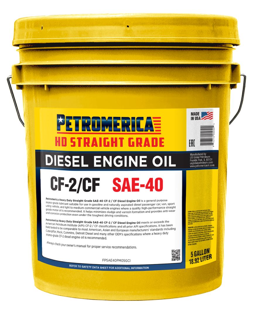 Petromerica Heavy Duty SAE-40 Diesel Engine Oil